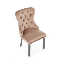 'MIYA Black Chair / Upholstery: Beige' 'MIYA Black Chair / Upholstery: Beige'