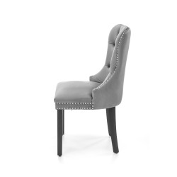 'MIYA Black Chair / Upholstery: Ashen' 'MIYA Black Chair / Upholstery: Ashen'
