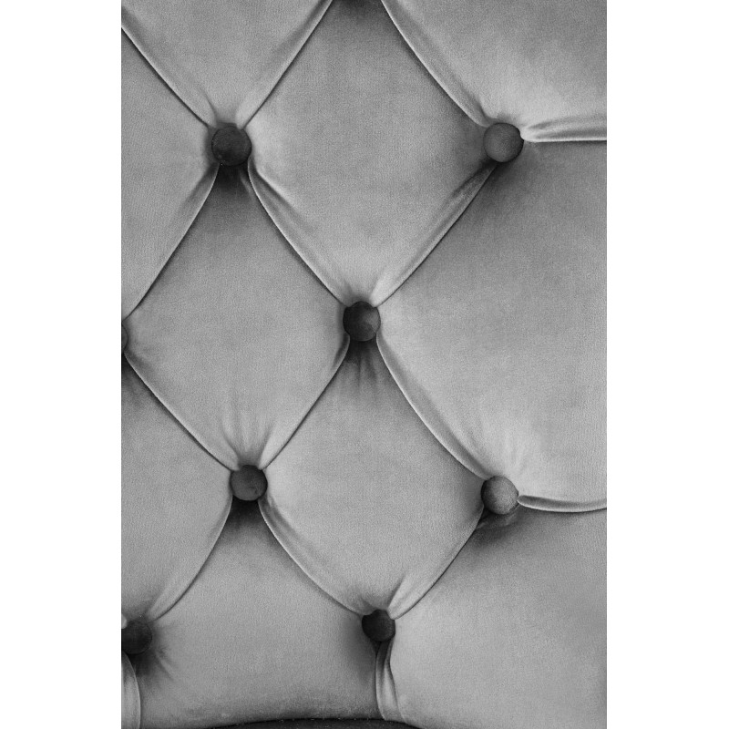 'MIYA Black Chair / Upholstery: Ashen' 'MIYA Black Chair / Upholstery: Ashen'