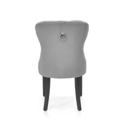 'MIYA Black Chair / Upholstery: Ashen' 'MIYA Black Chair / Upholstery: Ashen'
