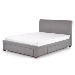 'MODENA 140 cm Upholstered Bed with Drawers in Ash' 'MODENA 140 cm Upholstered Bed with Drawers in Ash'