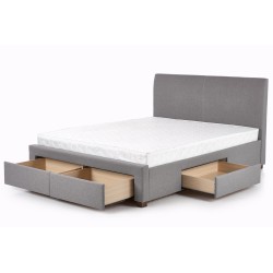 'MODENA 140 cm Upholstered Bed with Drawers in Ash' 'MODENA 140 cm Upholstered Bed with Drawers in Ash'
