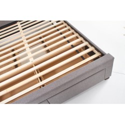 'MODENA 140 cm Upholstered Bed with Drawers in Ash' 'MODENA 140 cm Upholstered Bed with Drawers in Ash'