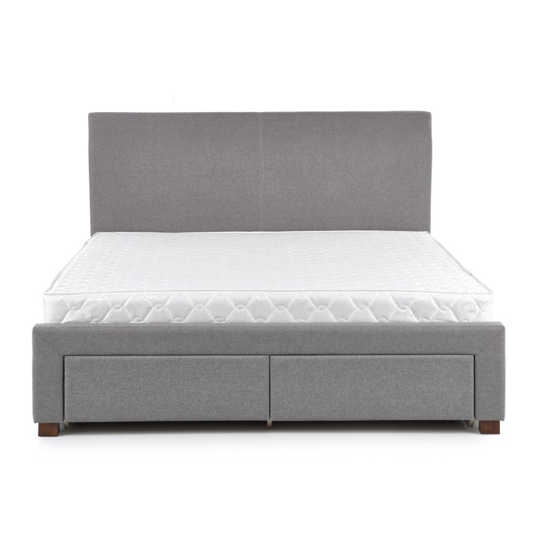 'MODENA 160 cm Upholstered Bed with Drawers in Ash' 'MODENA 160 cm Upholstered Bed with Drawers in Ash'