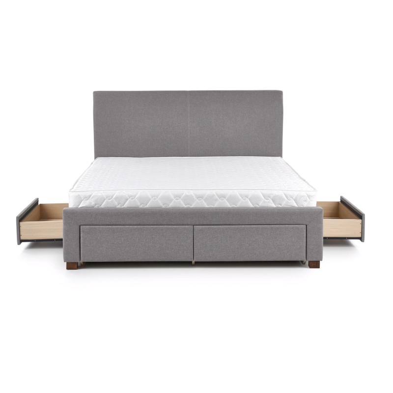 'MODENA 160 cm Upholstered Bed with Drawers in Ash' 'MODENA 160 cm Upholstered Bed with Drawers in Ash'