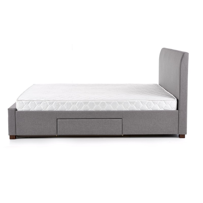 'MODENA 160 cm Upholstered Bed with Drawers in Ash' 'MODENA 160 cm Upholstered Bed with Drawers in Ash'