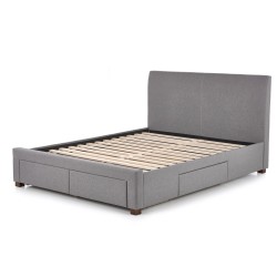 'MODENA 160 cm Upholstered Bed with Drawers in Ash' 'MODENA 160 cm Upholstered Bed with Drawers in Ash'