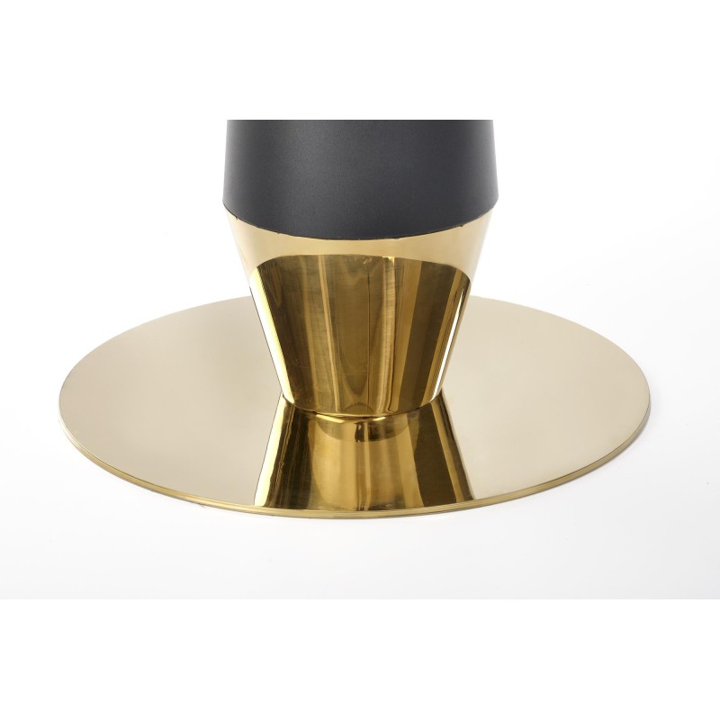"MOLINA Round Table, Black Marble / Black / Gold" "MOLINA Round Table, Black Marble / Black / Gold"