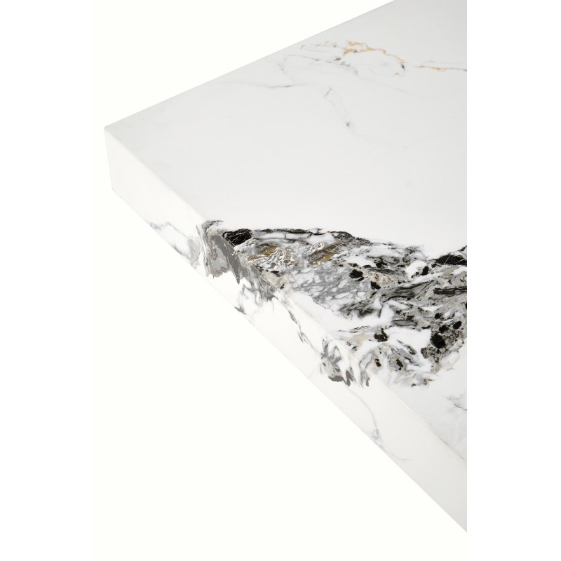 'MONOLIT White Marble Coffee Table' 'MONOLIT White Marble Coffee Table'