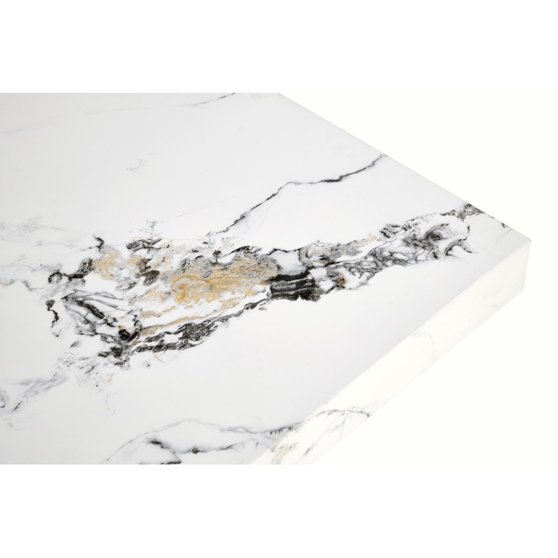 'MONOLIT White Marble Coffee Table' 'MONOLIT White Marble Coffee Table'