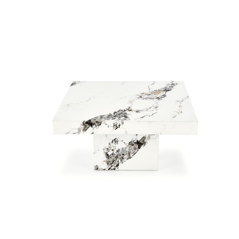 'MONOLIT White Marble Coffee Table' 'MONOLIT White Marble Coffee Table'