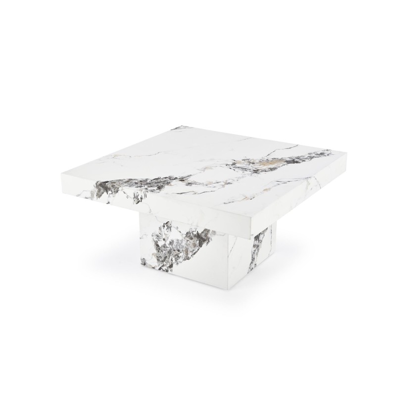 'MONOLIT White Marble Coffee Table' 'MONOLIT White Marble Coffee Table'