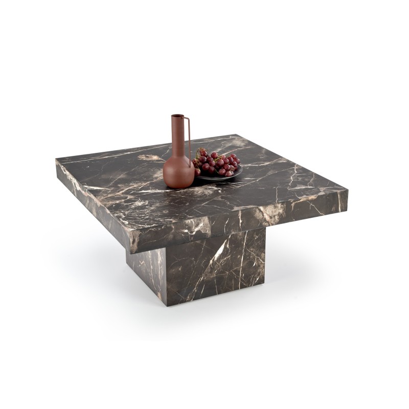 'MONOLIT Black Marble Coffee Table' 'MONOLIT Black Marble Coffee Table'