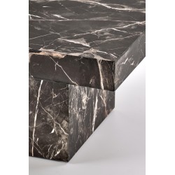 'MONOLIT Black Marble Coffee Table' 'MONOLIT Black Marble Coffee Table'