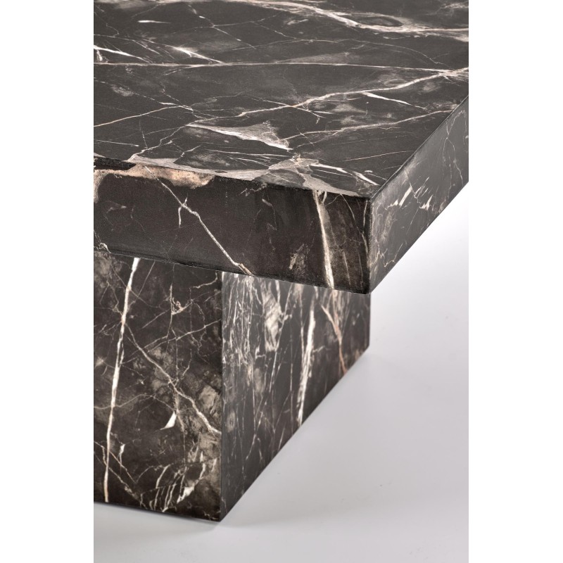 'MONOLIT Black Marble Coffee Table' 'MONOLIT Black Marble Coffee Table'