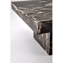 'MONOLIT Black Marble Coffee Table' 'MONOLIT Black Marble Coffee Table'