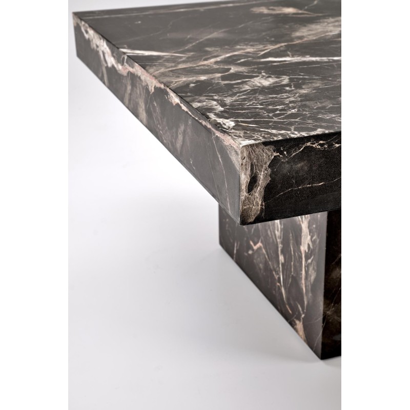 'MONOLIT Black Marble Coffee Table' 'MONOLIT Black Marble Coffee Table'