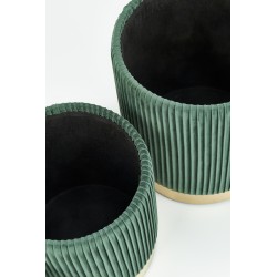MONTY zestaw 2 puf, ciemny zielony (1p 1kpl) MONTY zestaw 2 puf, ciemny zielony (1p 1kpl)