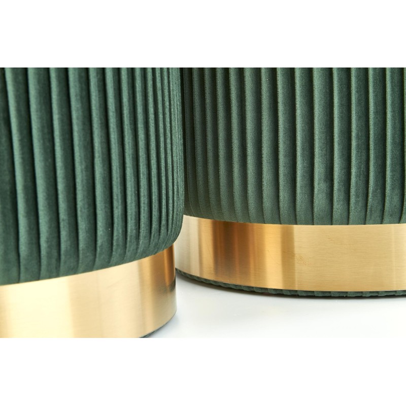 MONTY zestaw 2 puf, ciemny zielony (1p 1kpl) MONTY zestaw 2 puf, ciemny zielony (1p 1kpl)