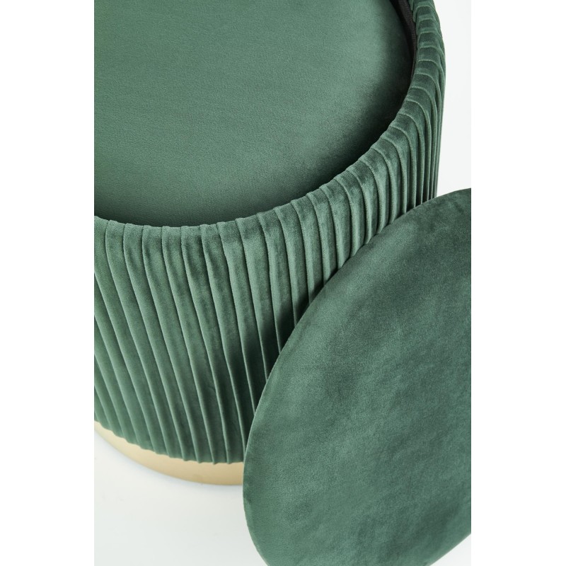 'MONTY set of 2 poufs, dark green' 'MONTY set of 2 poufs, dark green'