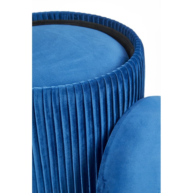 'MONTY set of 2 poufs, navy blue' 'MONTY set of 2 poufs, navy blue'