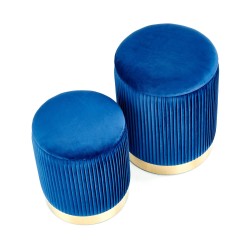 MONTY zestaw 2 puf, granatowy (1p 1kpl) MONTY zestaw 2 puf, granatowy (1p 1kpl)
