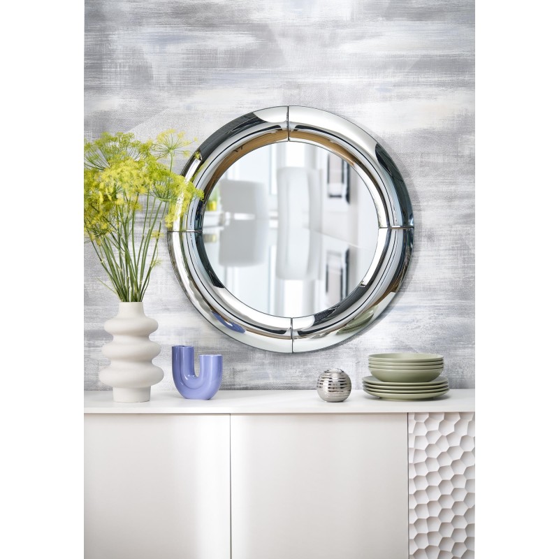 'MOON Wall Mirror, Silver' 'MOON Wall Mirror, Silver'