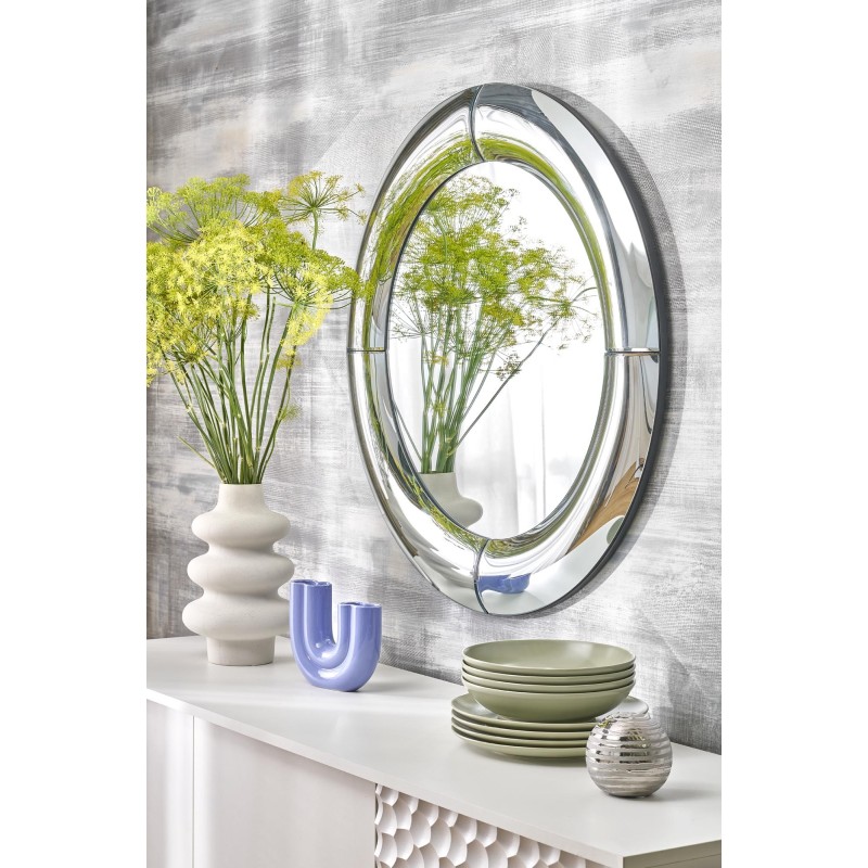 'MOON Wall Mirror, Silver' 'MOON Wall Mirror, Silver'