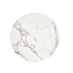"MORATA Round Table, White Marble / Black / Gold" "MORATA Round Table, White Marble / Black / Gold"