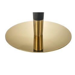 "MORATA Round Table, White Marble / Black / Gold" "MORATA Round Table, White Marble / Black / Gold"