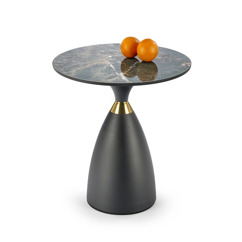 'MORENA Green Marble Coffee Table / Black / Gold' 'MORENA Green Marble Coffee Table / Black / Gold'