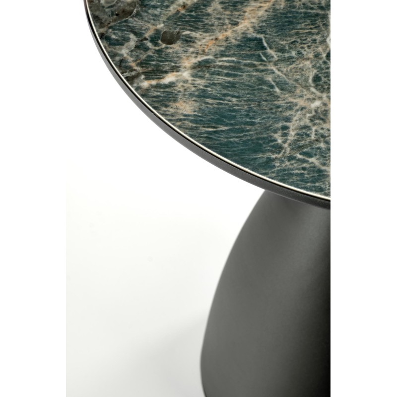 'MORENA Green Marble Coffee Table / Black / Gold' 'MORENA Green Marble Coffee Table / Black / Gold'