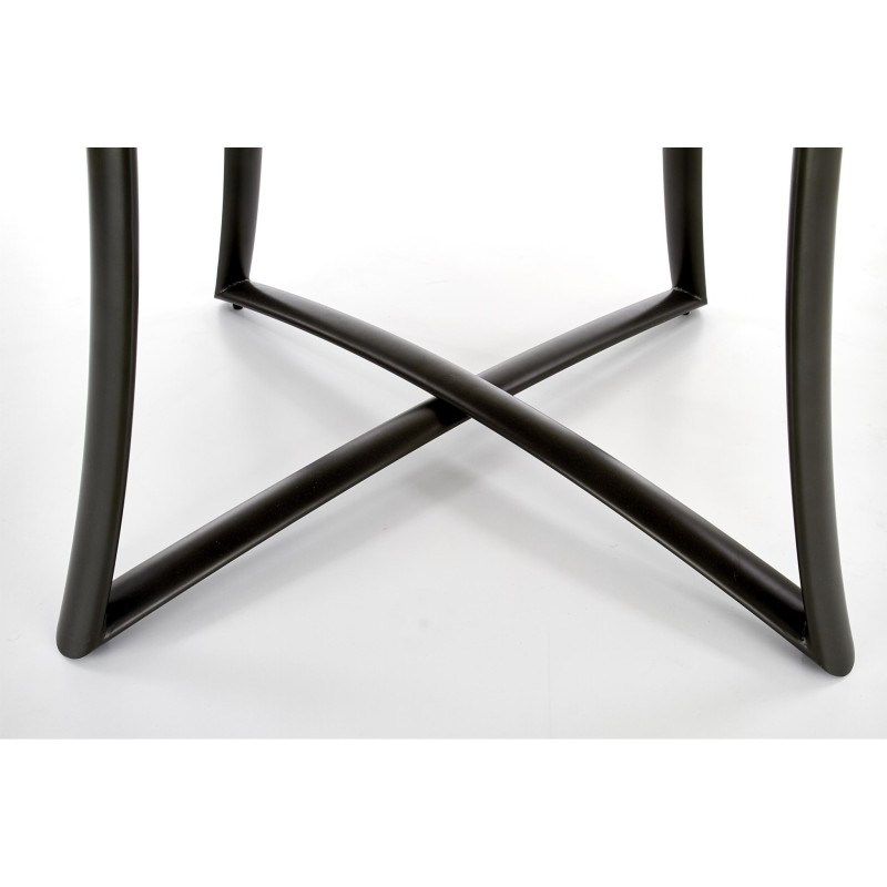 'MORETTI Extendable Table Top - Golden Oak / Ash Grey, Legs - Anthracite' 'MORETTI Extendable Table Top - Golden Oak / Ash Grey, Legs - Anthracite'