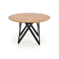 'MOZAMBIQUE Table, Top - Golden Oak, Frame - Black' 'MOZAMBIQUE Table, Top - Golden Oak, Frame - Black'