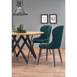 'MOZAMBIQUE Table, Top - Golden Oak, Frame - Black' 'MOZAMBIQUE Table, Top - Golden Oak, Frame - Black'