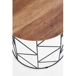 'MUSAKA Black / Walnut Coffee Table' 'MUSAKA Black / Walnut Coffee Table'