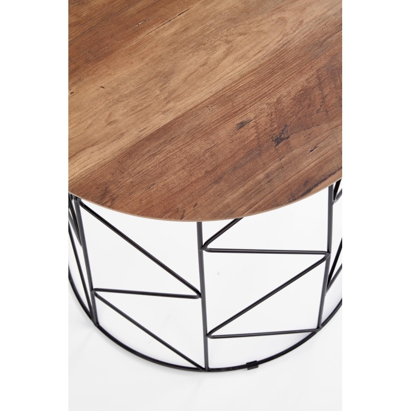 'MUSAKA Black / Walnut Coffee Table' 'MUSAKA Black / Walnut Coffee Table'