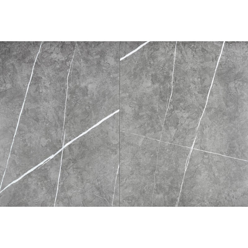 "MUSCAT Extendable Table Top - Ashen Marble, Leg - Light Ash / Gold" "MUSCAT Extendable Table Top - Ashen Marble, Leg - Light Ash / Gold"
