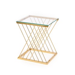 'NANCY Golden / Transparent Coffee Table' 'NANCY Golden / Transparent Coffee Table'