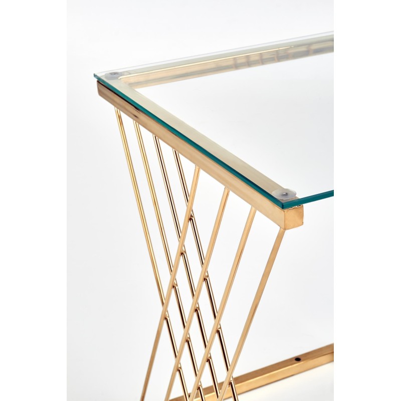 'NANCY Golden / Transparent Coffee Table' 'NANCY Golden / Transparent Coffee Table'