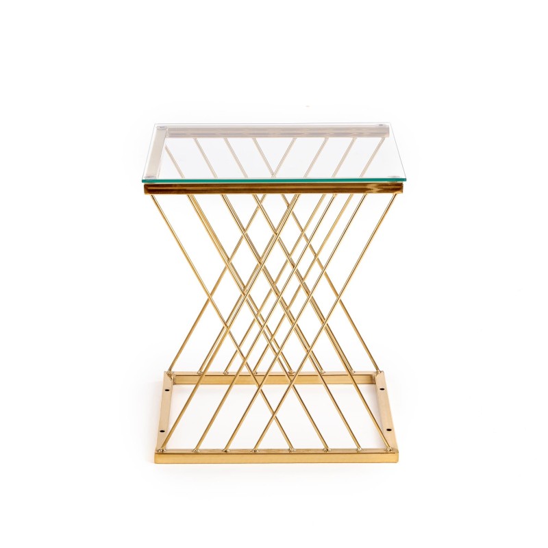 'NANCY Golden / Transparent Coffee Table' 'NANCY Golden / Transparent Coffee Table'