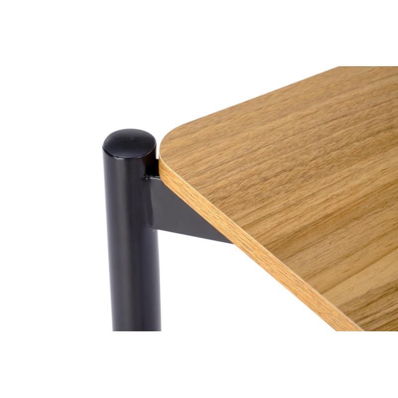 'NANDO Set: Table + 2 Chairs, Natural / Black' 'NANDO Set: Table + 2 Chairs, Natural / Black'
