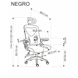 'NEGRO Black Office Armchair' 'NEGRO Black Office Armchair'