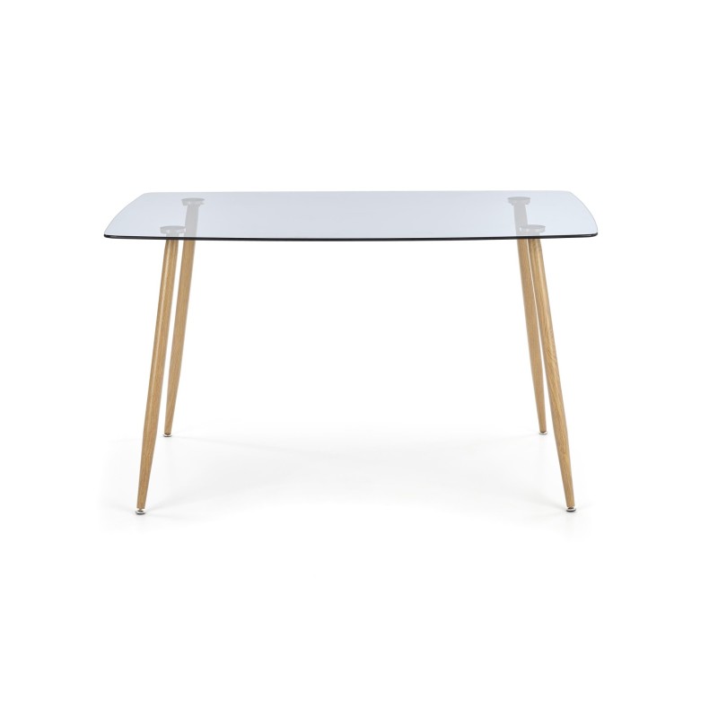 'NEXT Table Top - Smoked, Legs - Honey Oak' 'NEXT Table Top - Smoked, Legs - Honey Oak'