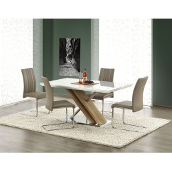 'NEXUS Extra White Table / Sonoma Oak'