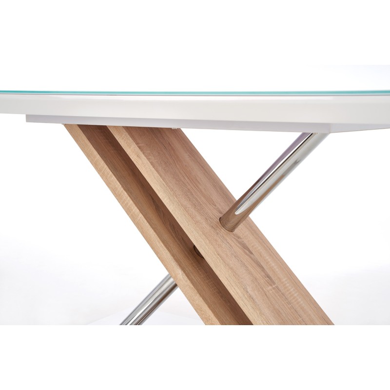 'NEXUS Extra White Table / Sonoma Oak' 'NEXUS Extra White Table / Sonoma Oak'