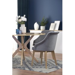 'NICOLAS Natural Oak Round Table' 'NICOLAS Natural Oak Round Table'