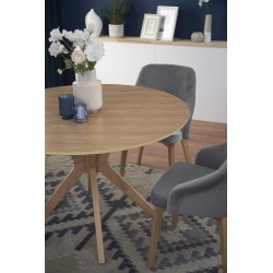 'NICOLAS Natural Oak Round Table' 'NICOLAS Natural Oak Round Table'