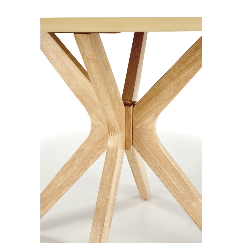 'NICOLAS Natural Oak Round Table' 'NICOLAS Natural Oak Round Table'