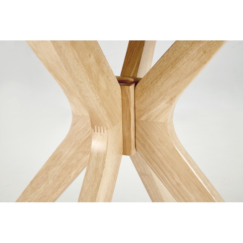 'NICOLAS Natural Oak Round Table' 'NICOLAS Natural Oak Round Table'